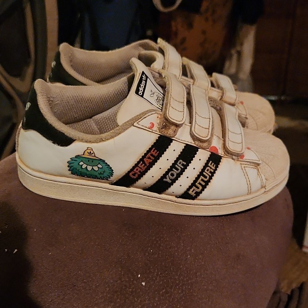 Adidas Superstar Create Your Future Athletic Shoes Youth 3